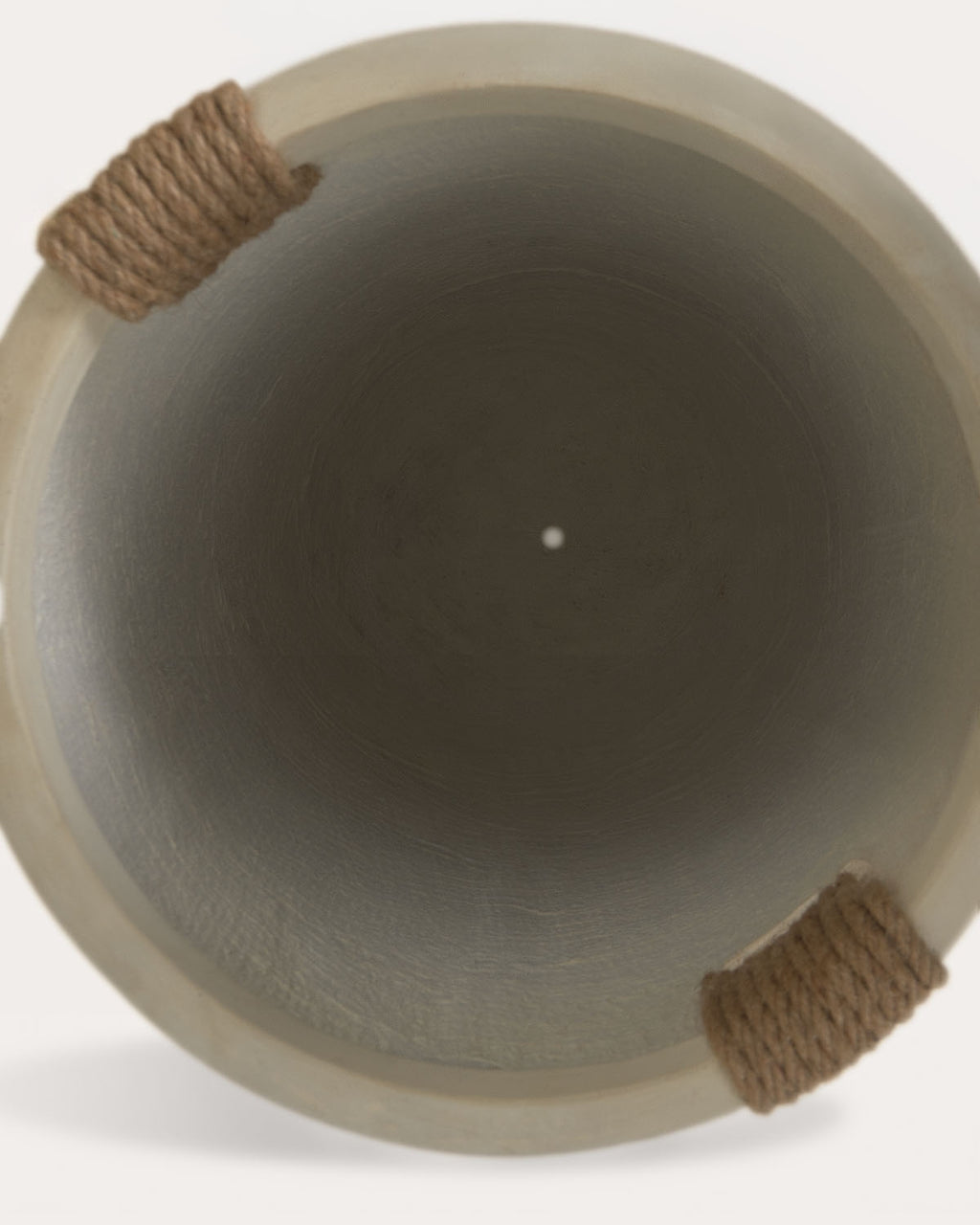 Fitonia high round cement plant pot