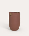 Fitonia high round cement plant pot