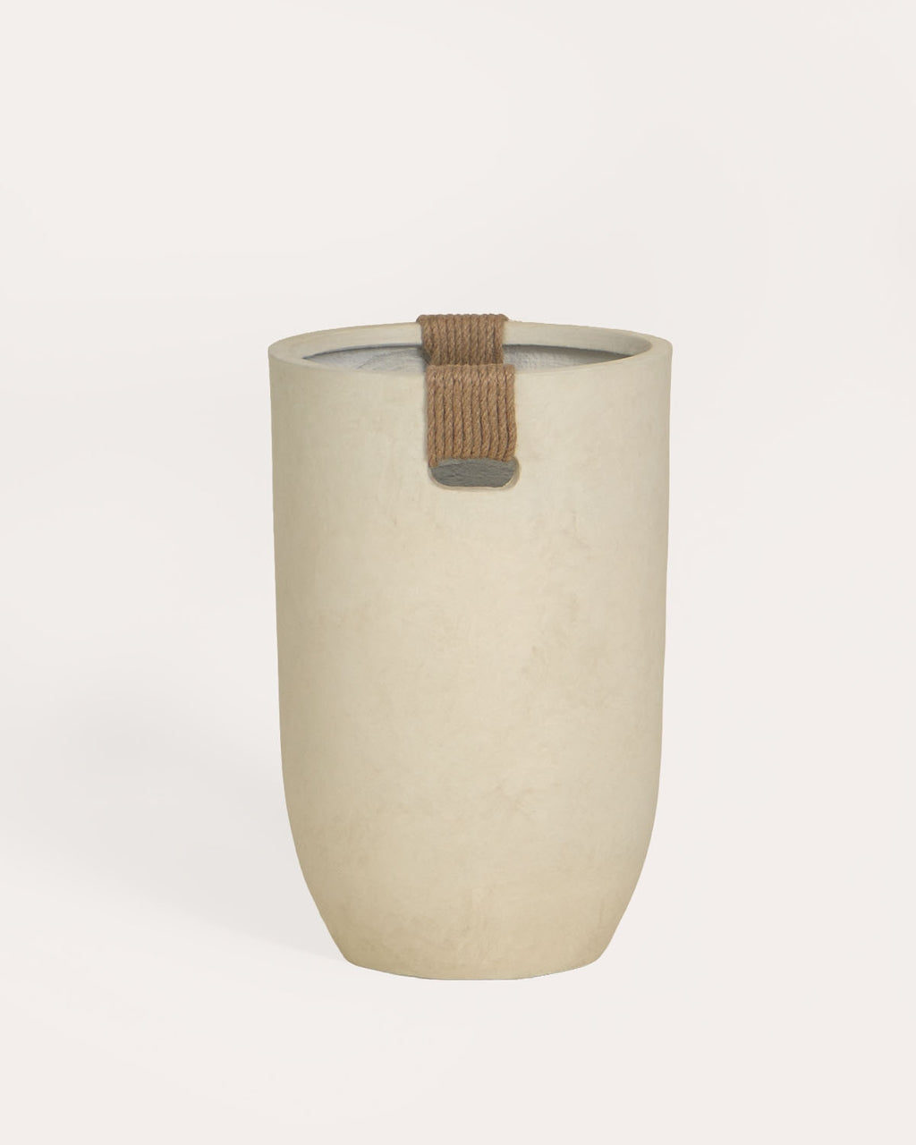 Fitonia high round cement plant pot
