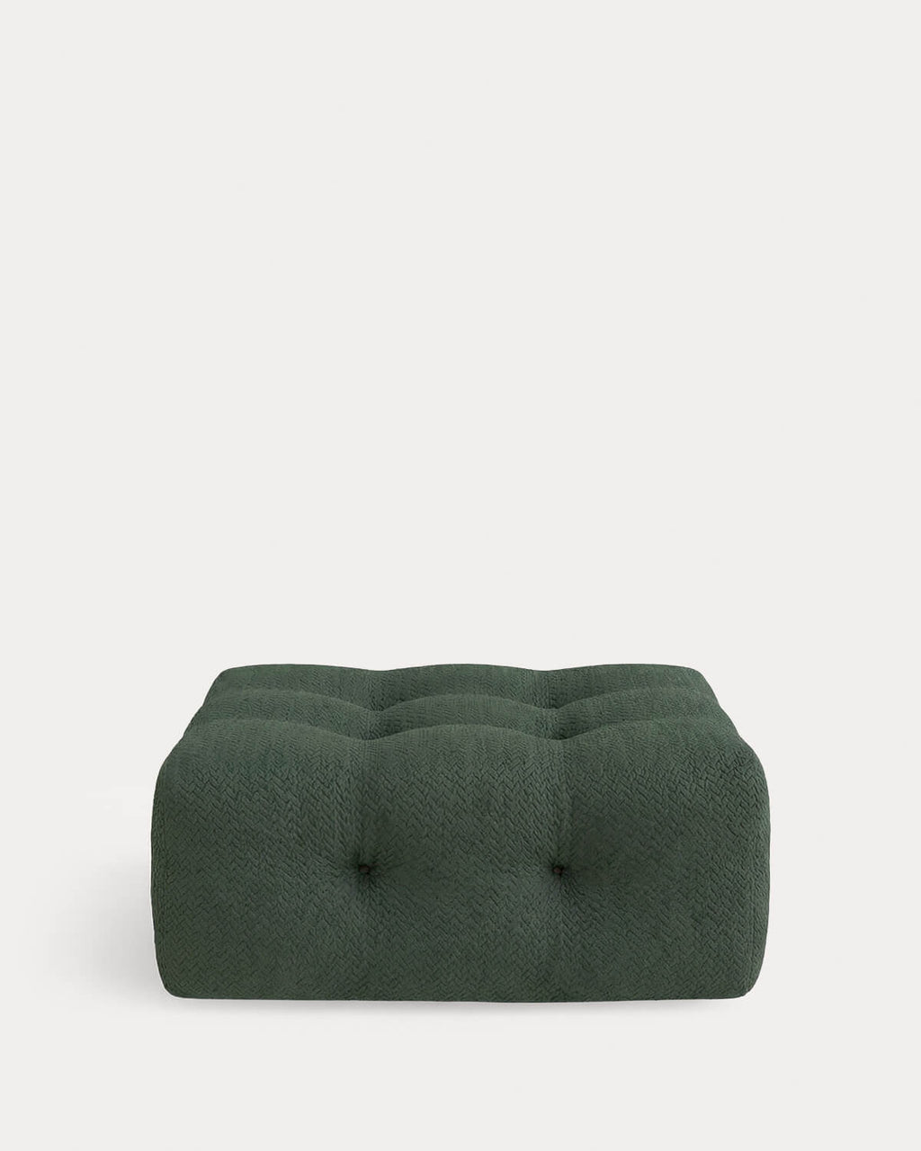 Vacuum fabric pouf module for Nahual modular sofa