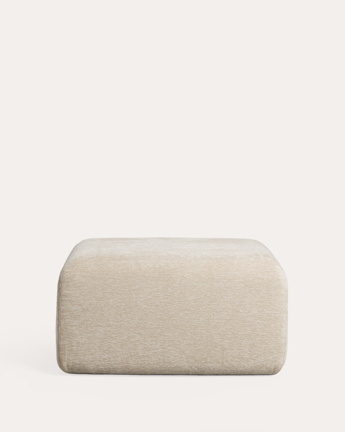Vacuum fabric pouf module for Rhys modular sofa