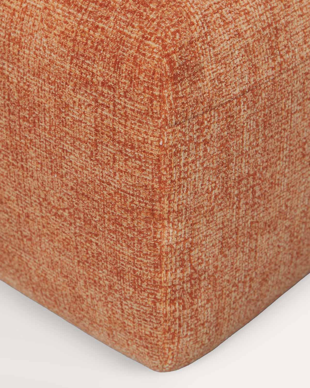 Vacuum fabric pouf module for Rhys modular sofa