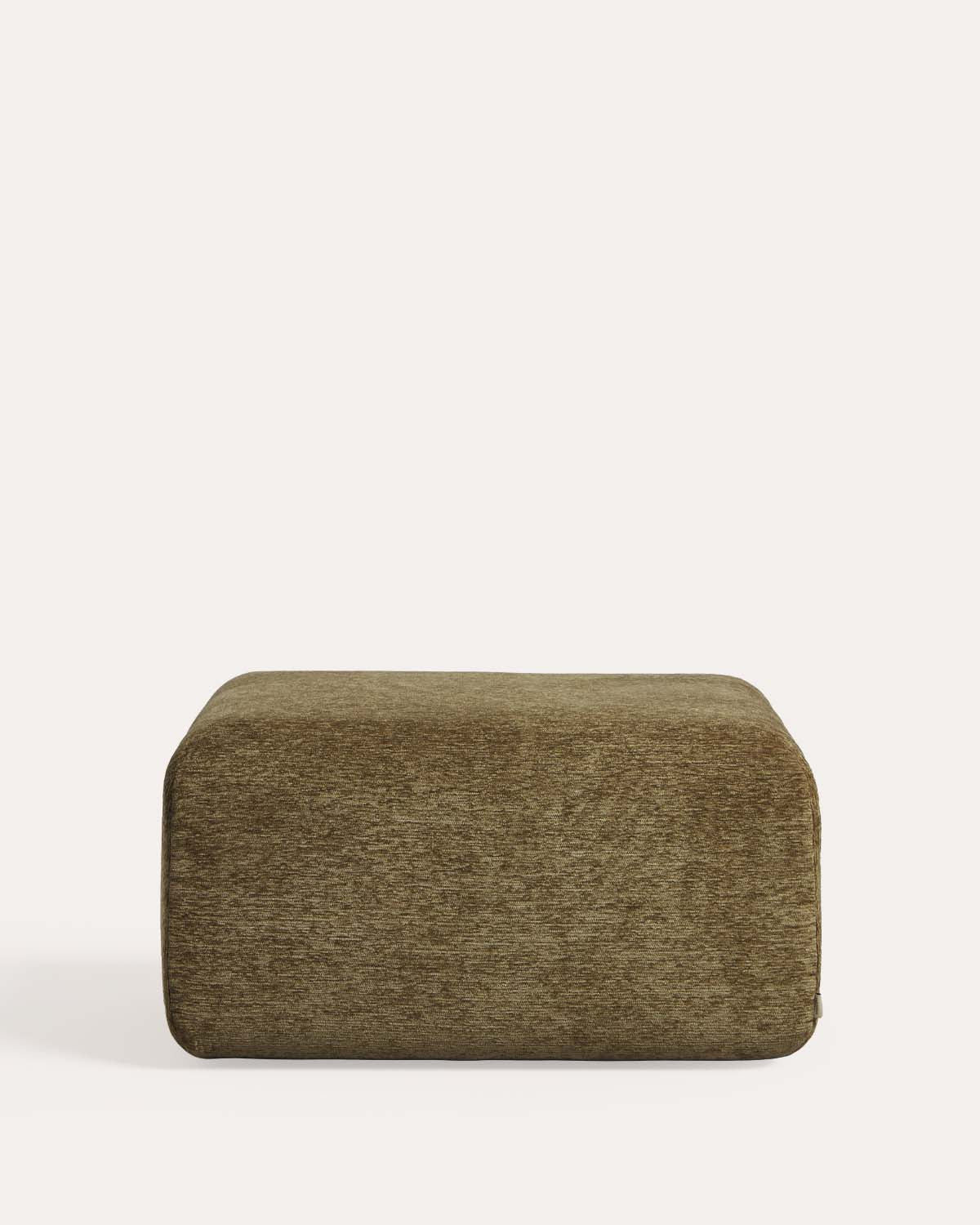 Vacuum fabric pouf module for Rhys modular sofa