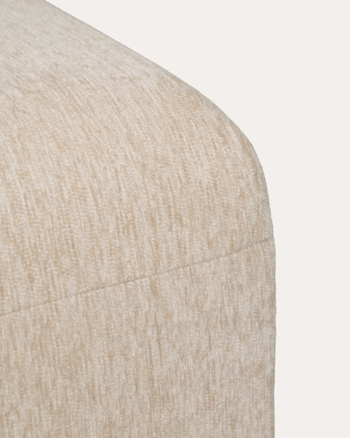 Vacuum fabric pouf module for Rhys modular sofa