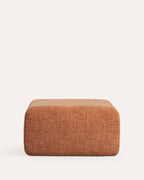 Vacuum fabric pouf module for Rhys modular sofa