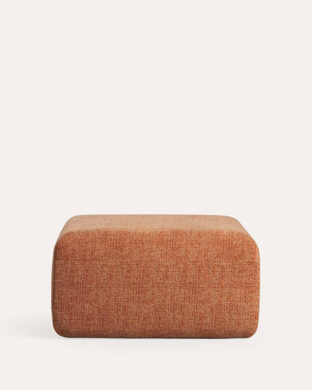 Vacuum fabric pouf module for Rhys modular sofa
