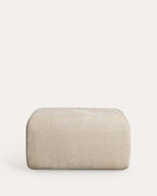 Vacuum fabric pouf module for Rhys modular sofa