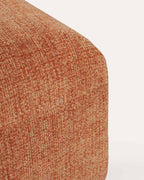 Vacuum fabric pouf module for Rhys modular sofa