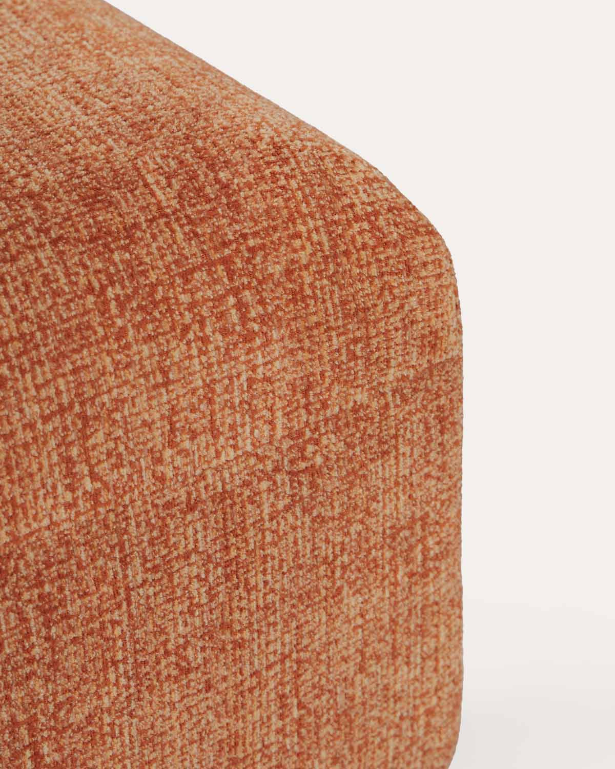 Vacuum fabric pouf module for Rhys modular sofa
