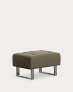 70s fabric footstool