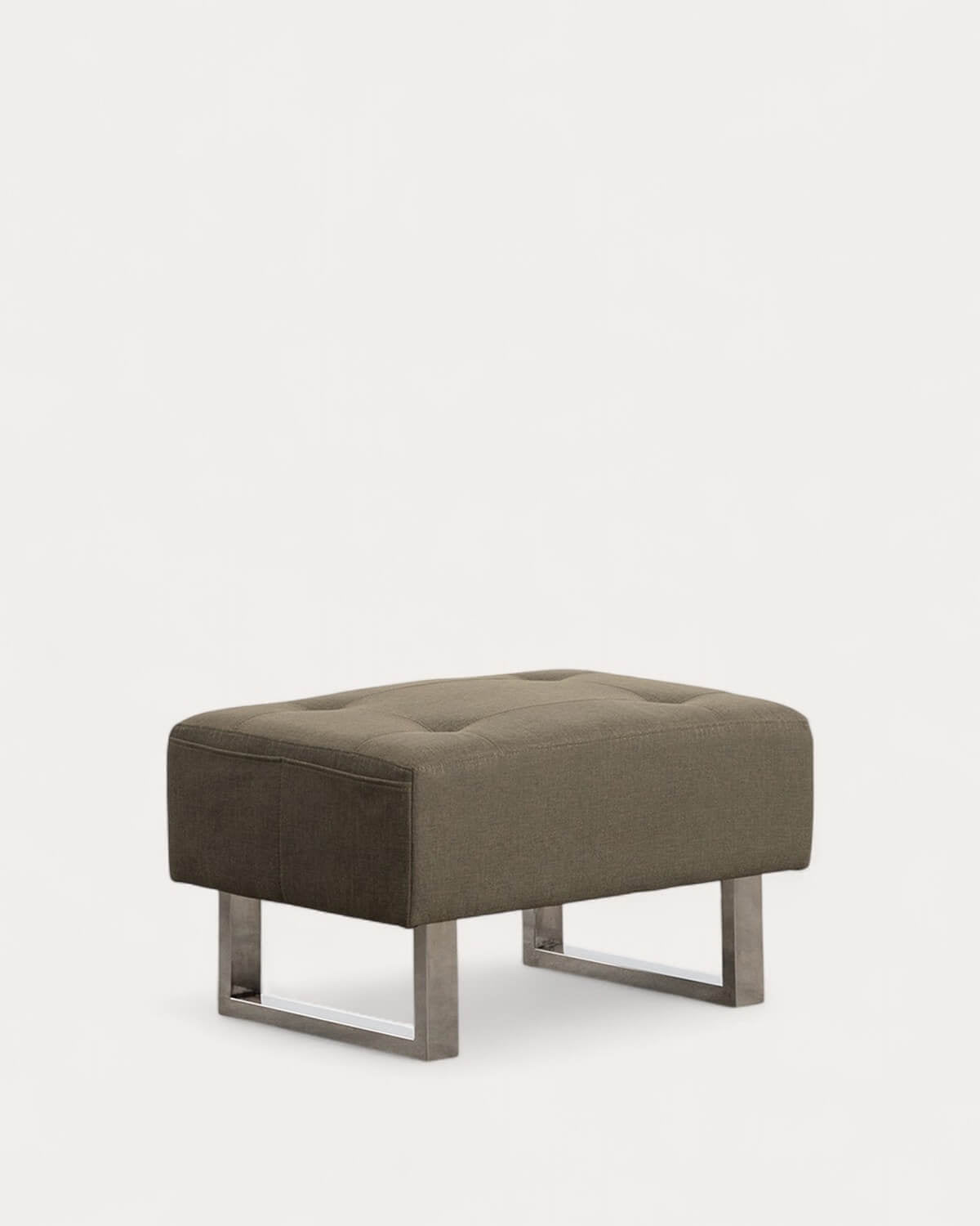 70s fabric footstool