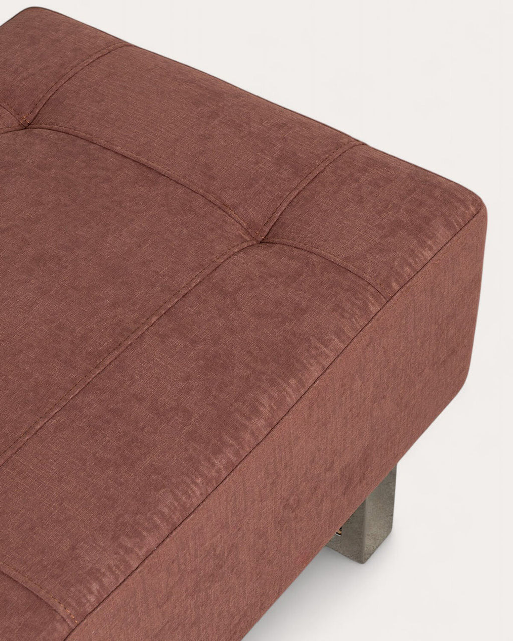 70s fabric footstool