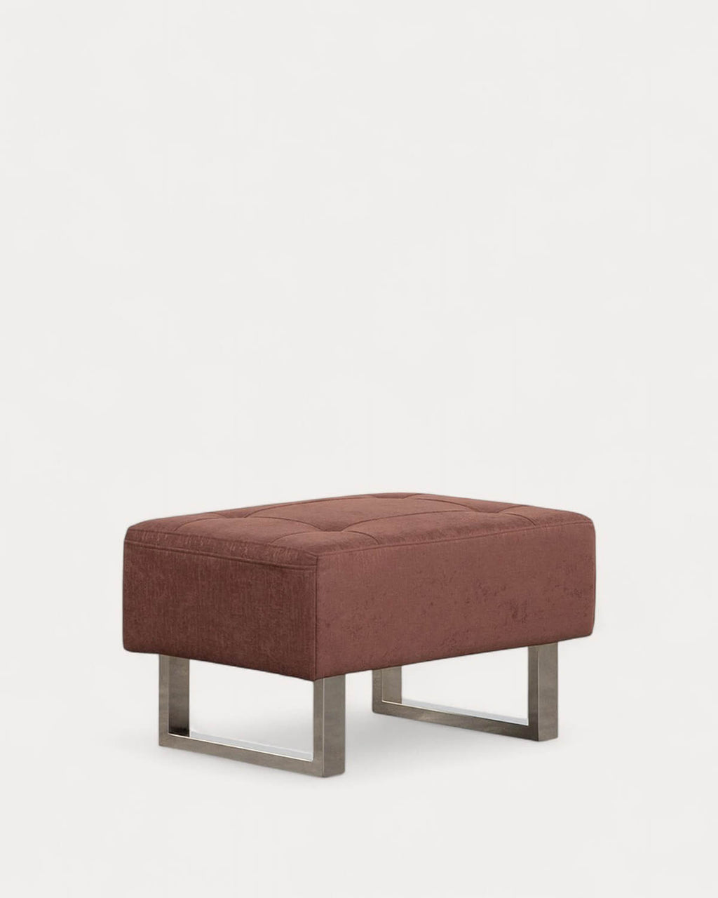70s fabric footstool