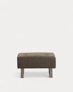 70s fabric footstool