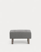 70s fabric footstool