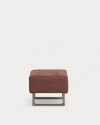 70s fabric footstool