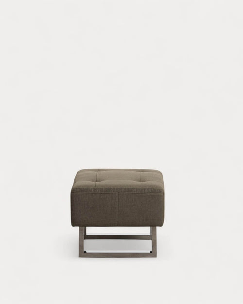 70s fabric footstool