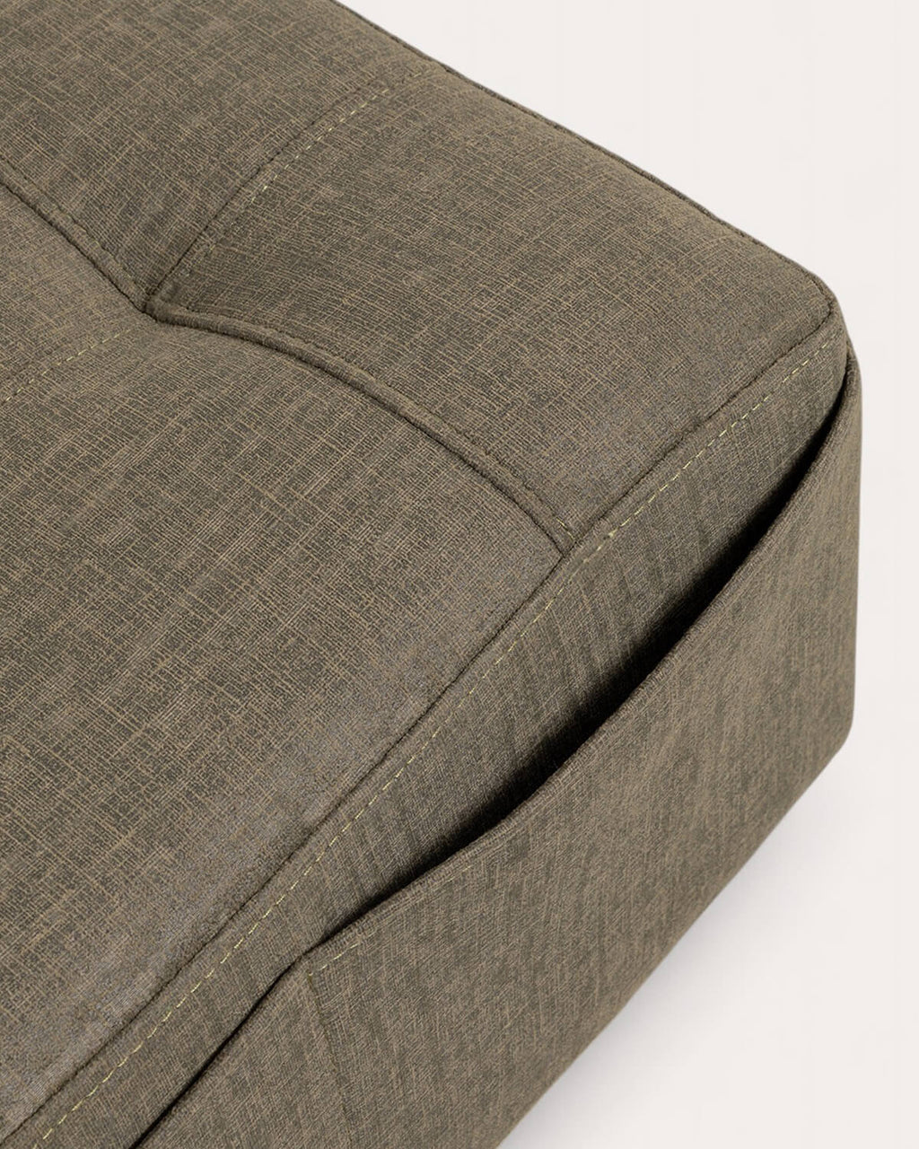 70s fabric footstool