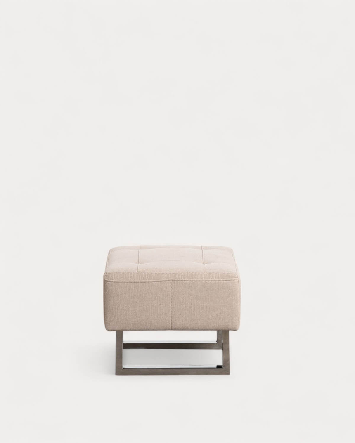 70s fabric footstool