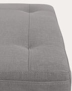 70s fabric footstool
