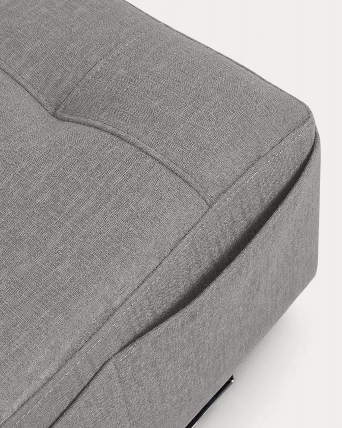 70s fabric footstool