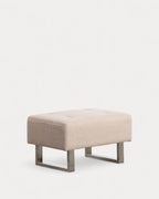 70s fabric footstool