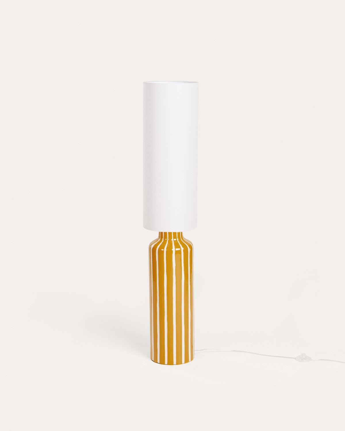 Inhar ceramic floor lamp