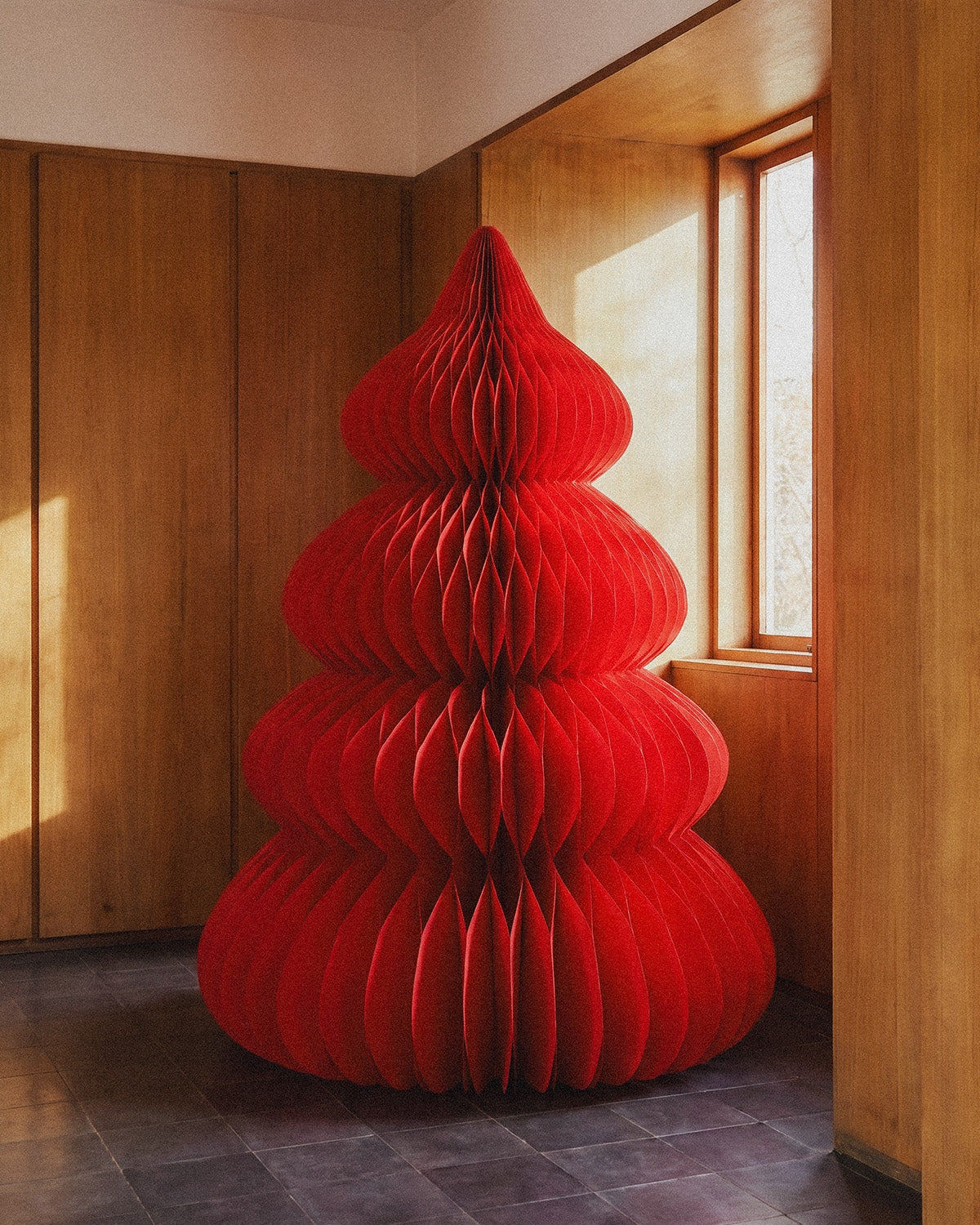 Christmas tree ↑ 210 cm in Shiva paper