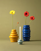 Casy 3-piece vase and candle holder set