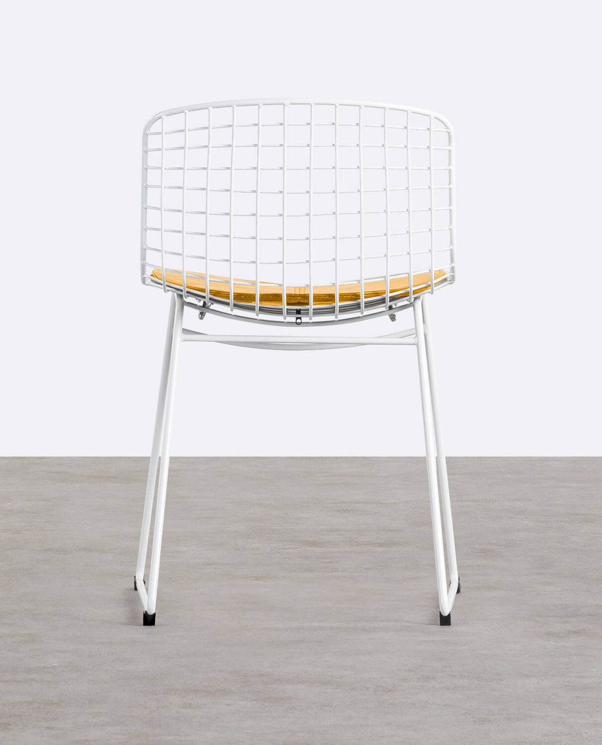 Aras low back metal dining chair