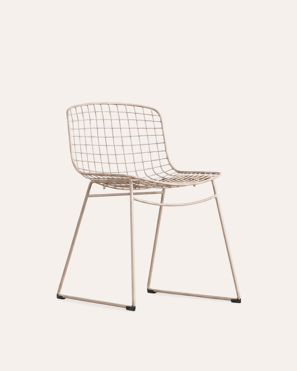 Aras low back metal dining chair