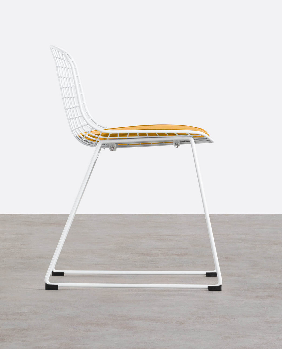 Aras low back metal dining chair