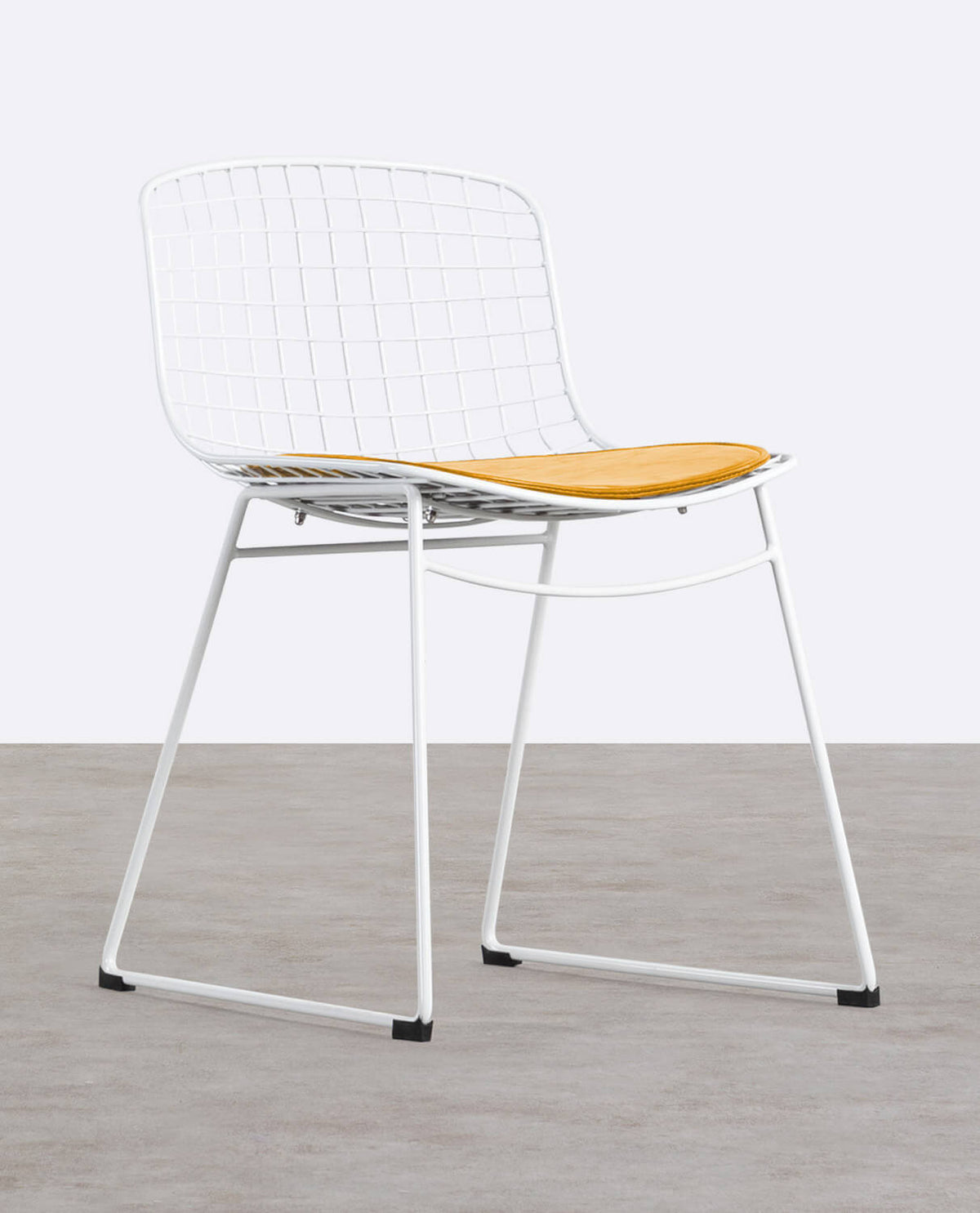 Aras low back metal dining chair