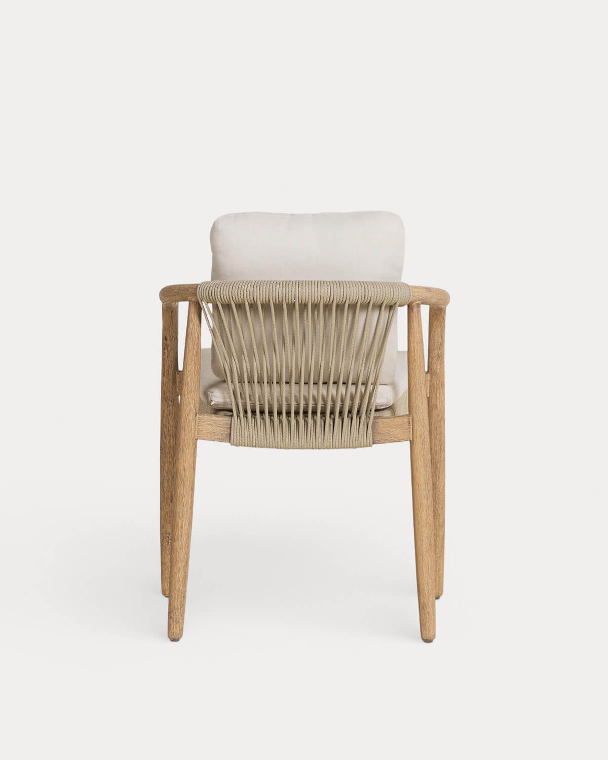 Acacia wood outdoor chair with Loli cushion