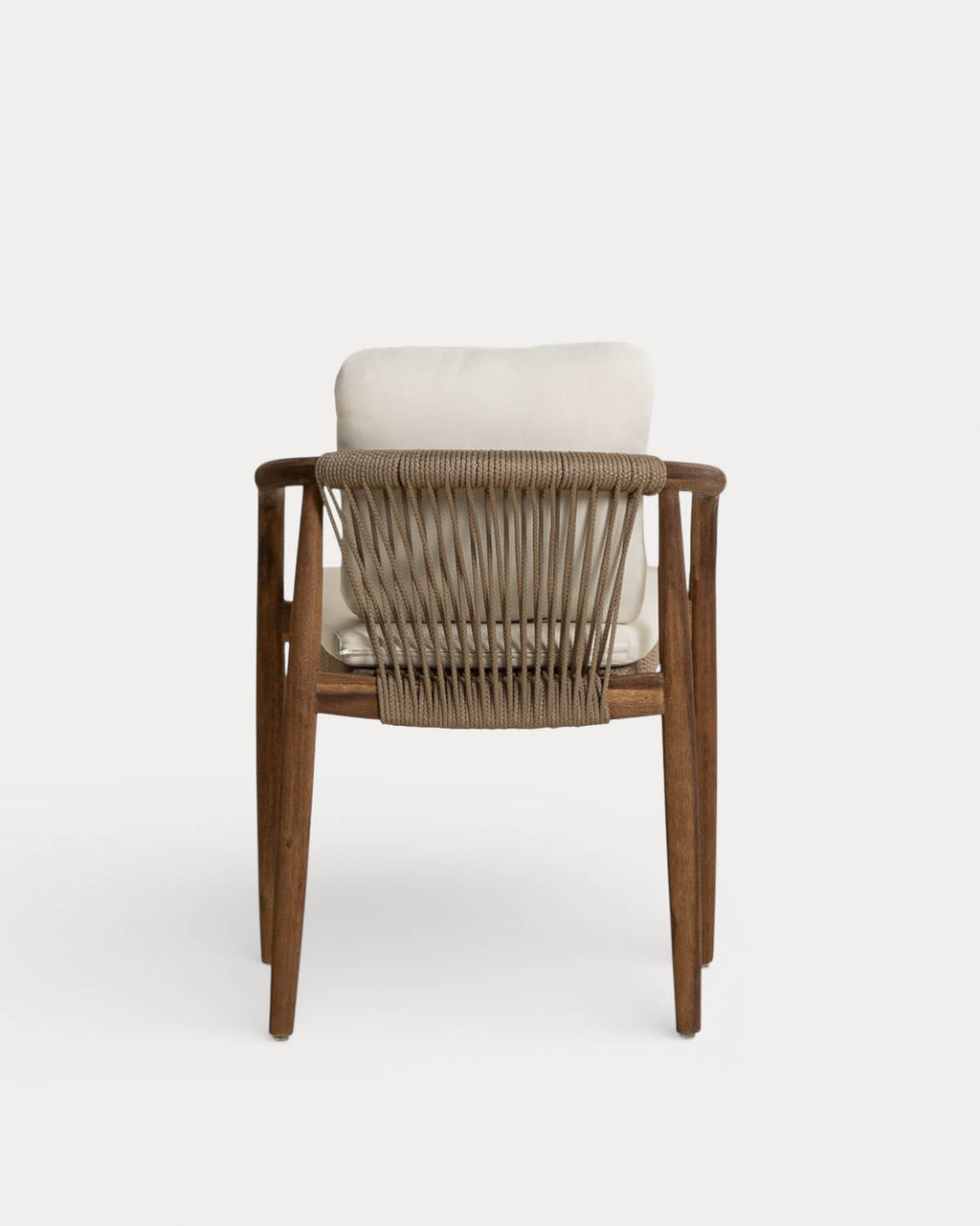 Acacia wood outdoor chair with Loli cushion