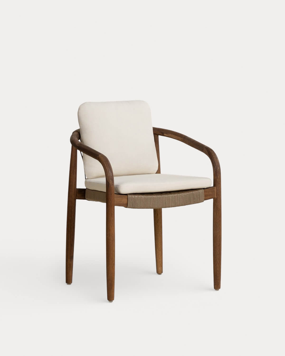 Acacia wood outdoor chair with Loli cushion