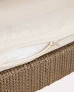 Acacia wood outdoor chair with Loli cushion