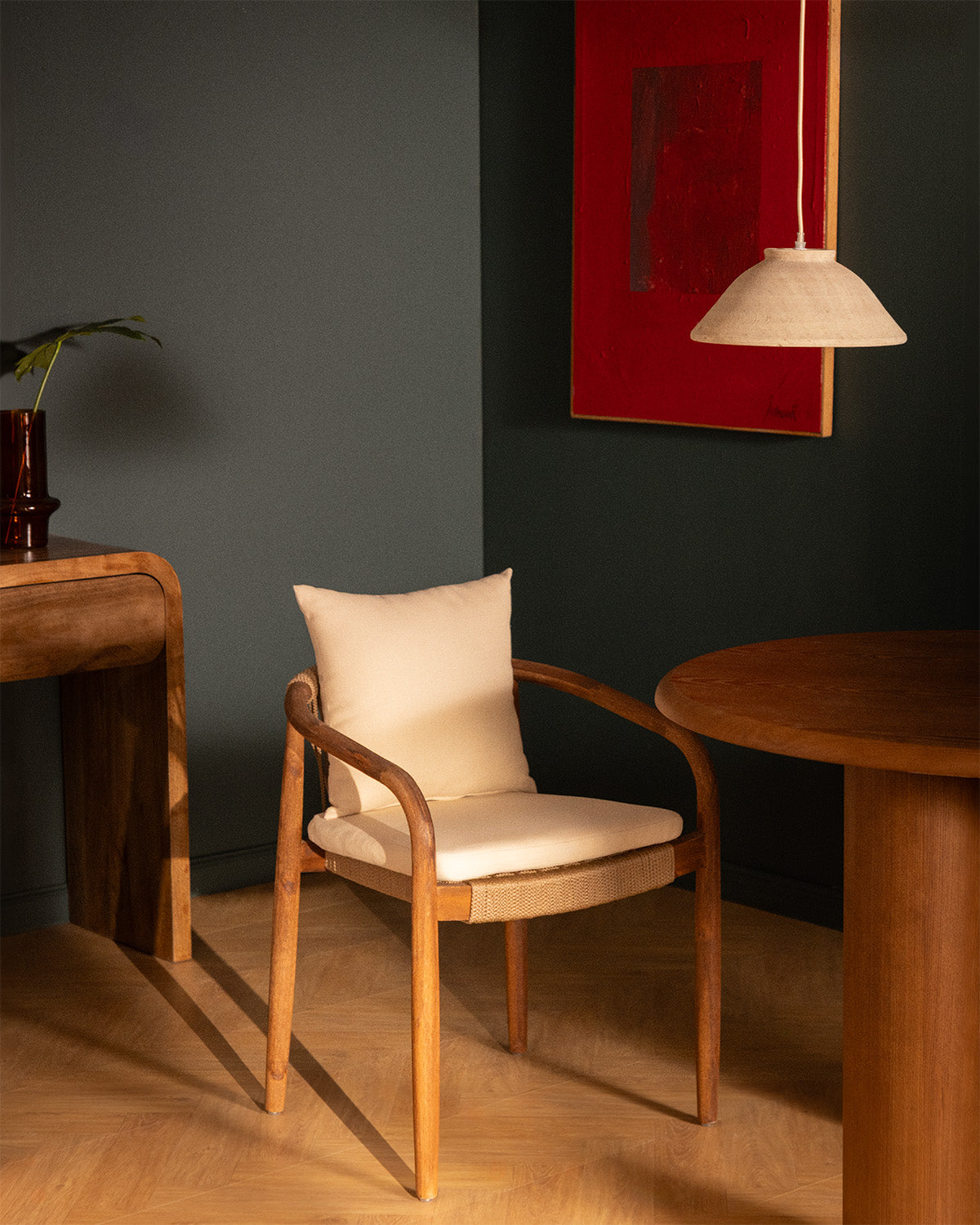 Loli Acacia Wood Dining Chair