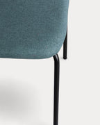 Bonse Fabric and Metal Dining Chair