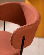 Bonse Fabric and Metal Dining Chair