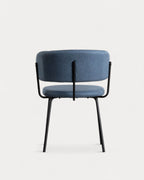 Bonse Fabric and Metal Dining Chair