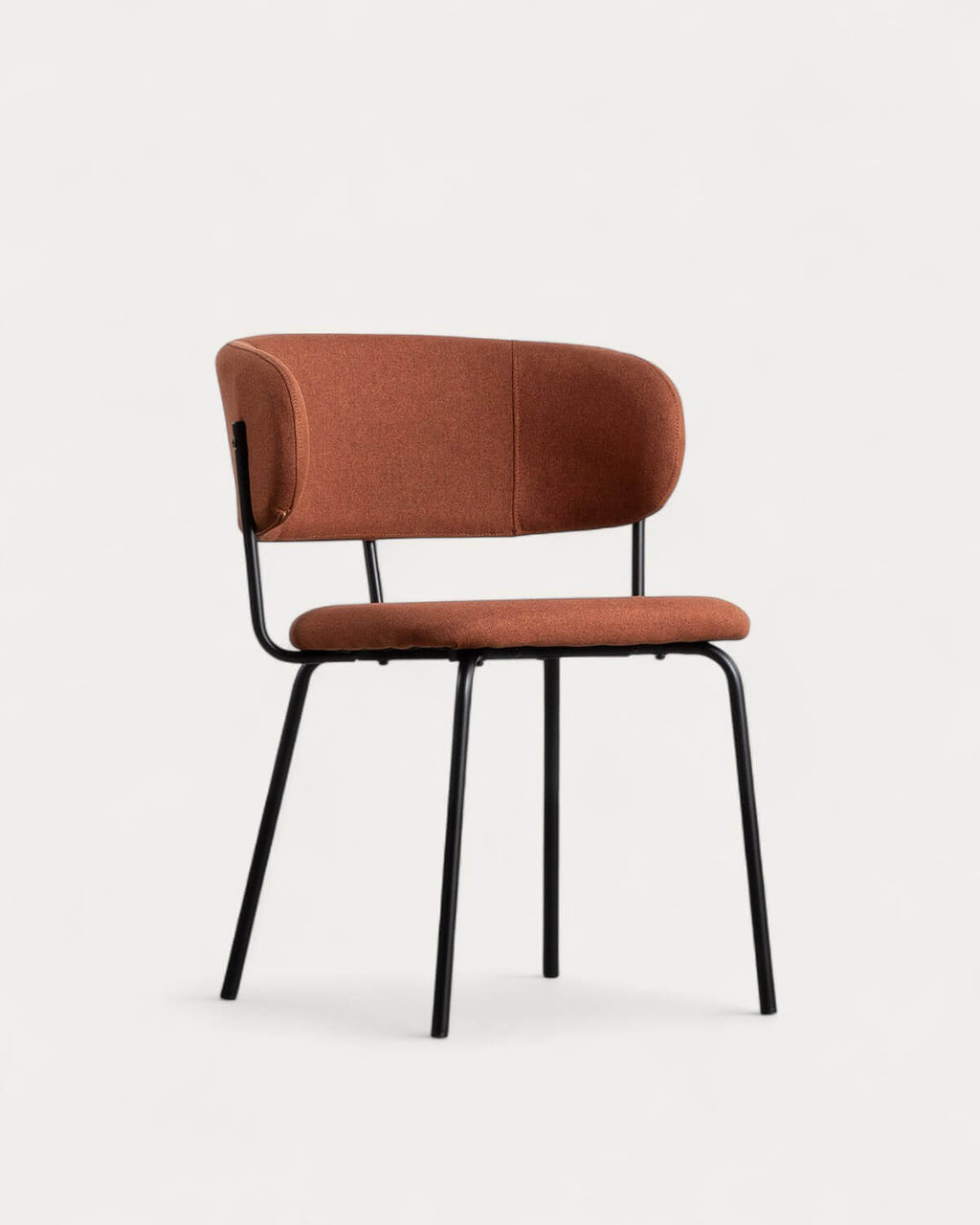 Bonse Fabric and Metal Dining Chair