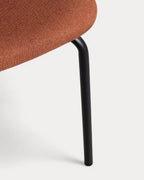 Bonse Fabric and Metal Dining Chair
