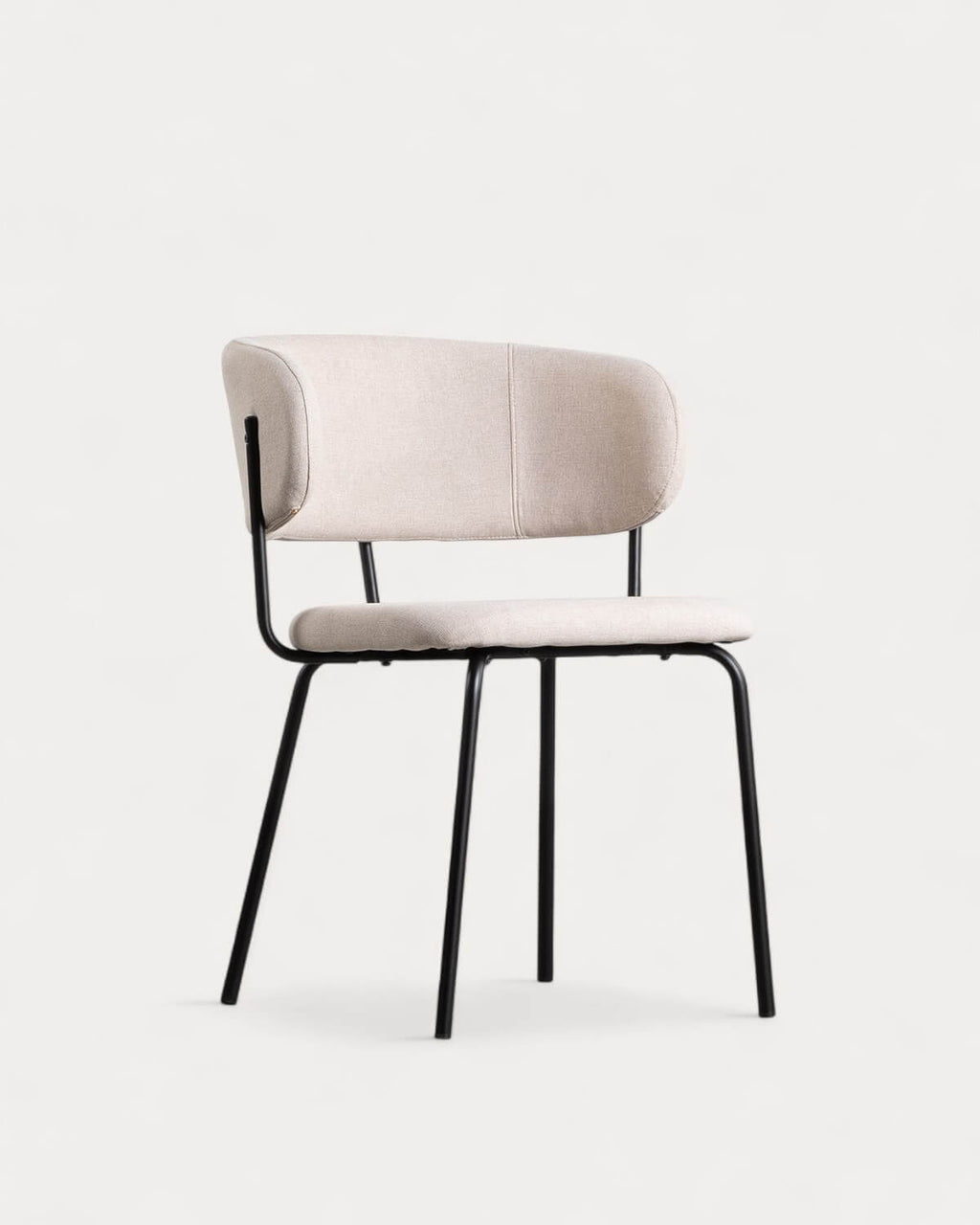 Bonse Fabric and Metal Dining Chair