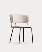 Bonse Fabric and Metal Dining Chair