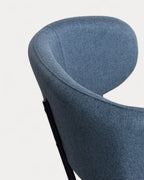 Bonse Fabric and Metal Dining Chair