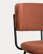 Bonse Fabric and Metal Dining Chair