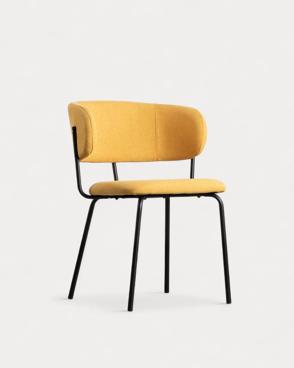 Bonse Fabric and Metal Dining Chair