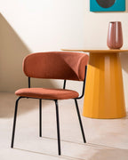 Bonse Fabric and Metal Dining Chair