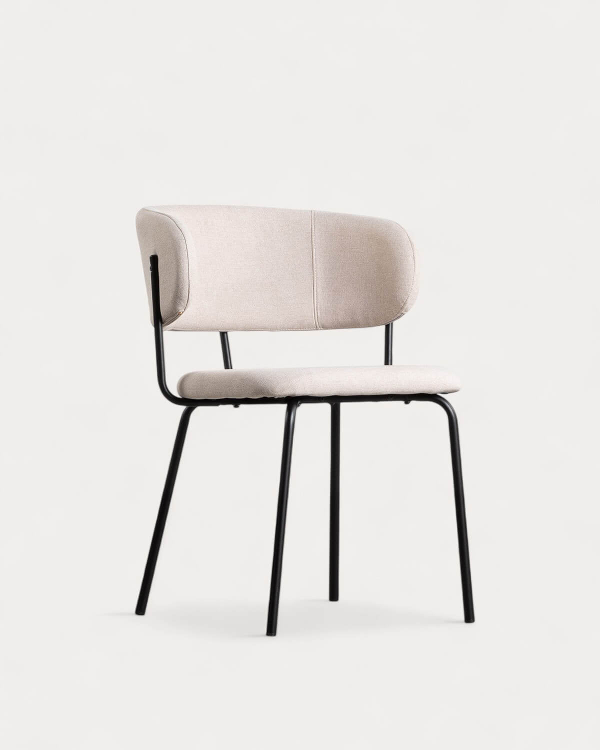 Bonse Fabric and Metal Dining Chair